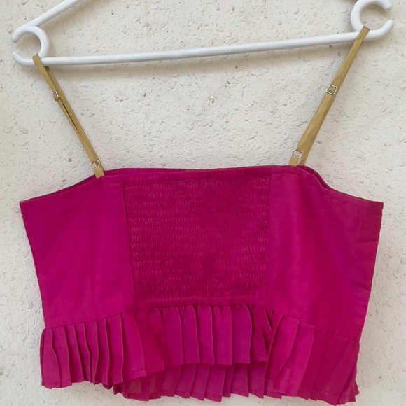 Designer bohemian blouse cum crop top for summer parties - Picture 2 of 5